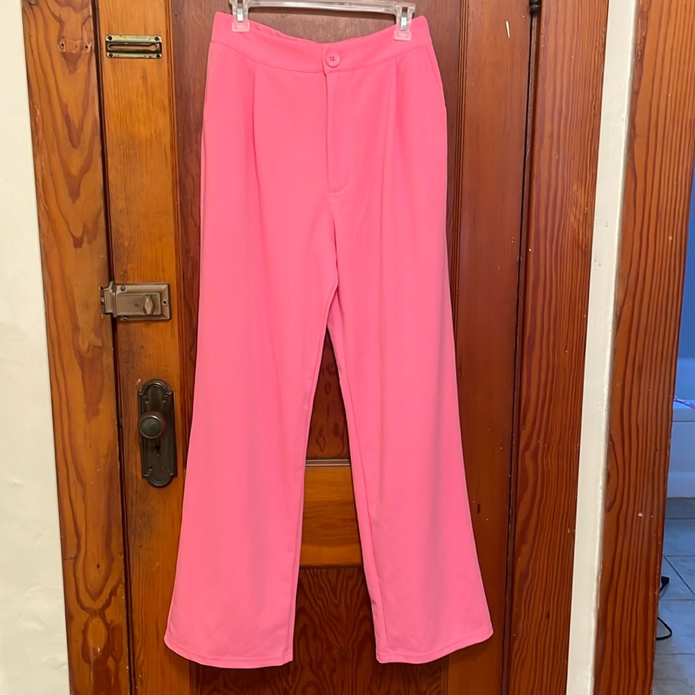 NWT | Never Worn Bright Pink Bootcut Pants